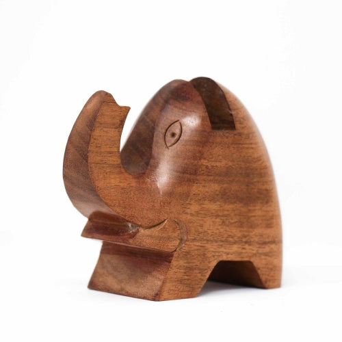 Elephant Eyeglass Acacia Wood Stand