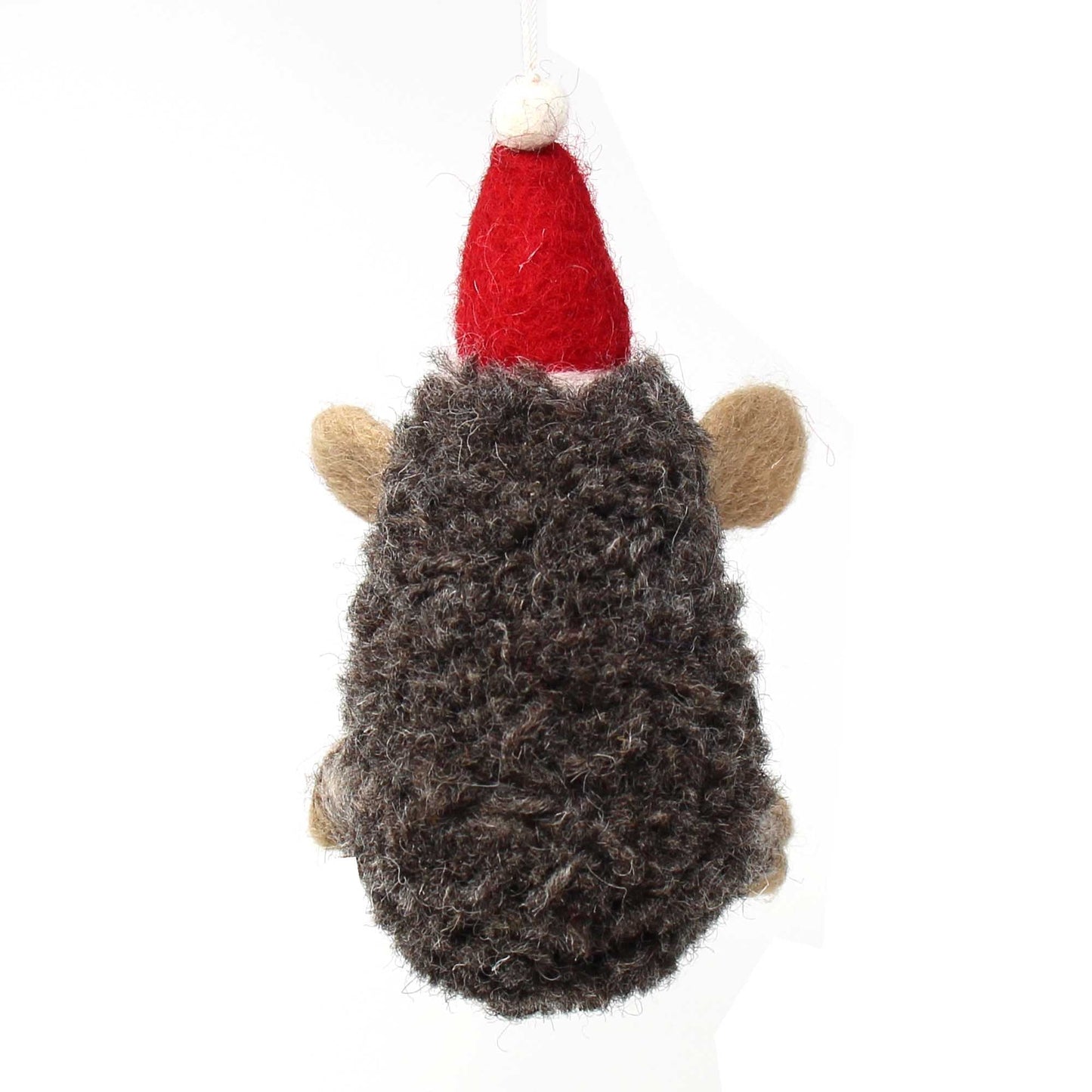 Hand Felted Christmas Ornament: Hedgehog - Global Groove (H)