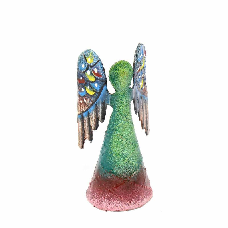 Painted Steel Drum Angel - 4 Inch - Croix des Bouquets (H)