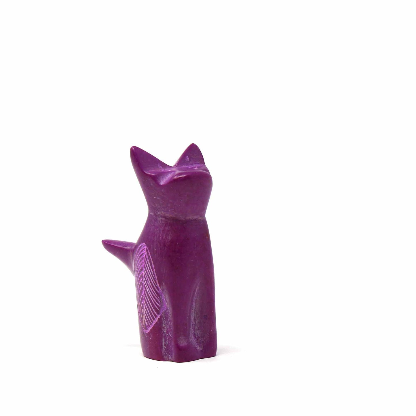 Soapstone Tiny Sitting Cats - Assorted Pack of 5 Colors