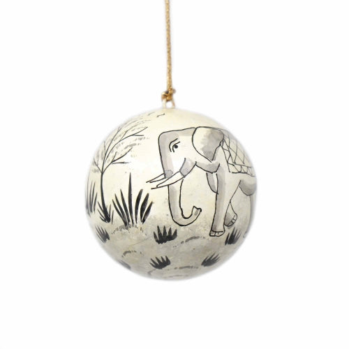 Handpainted Ornament Elephant - Pack of 3