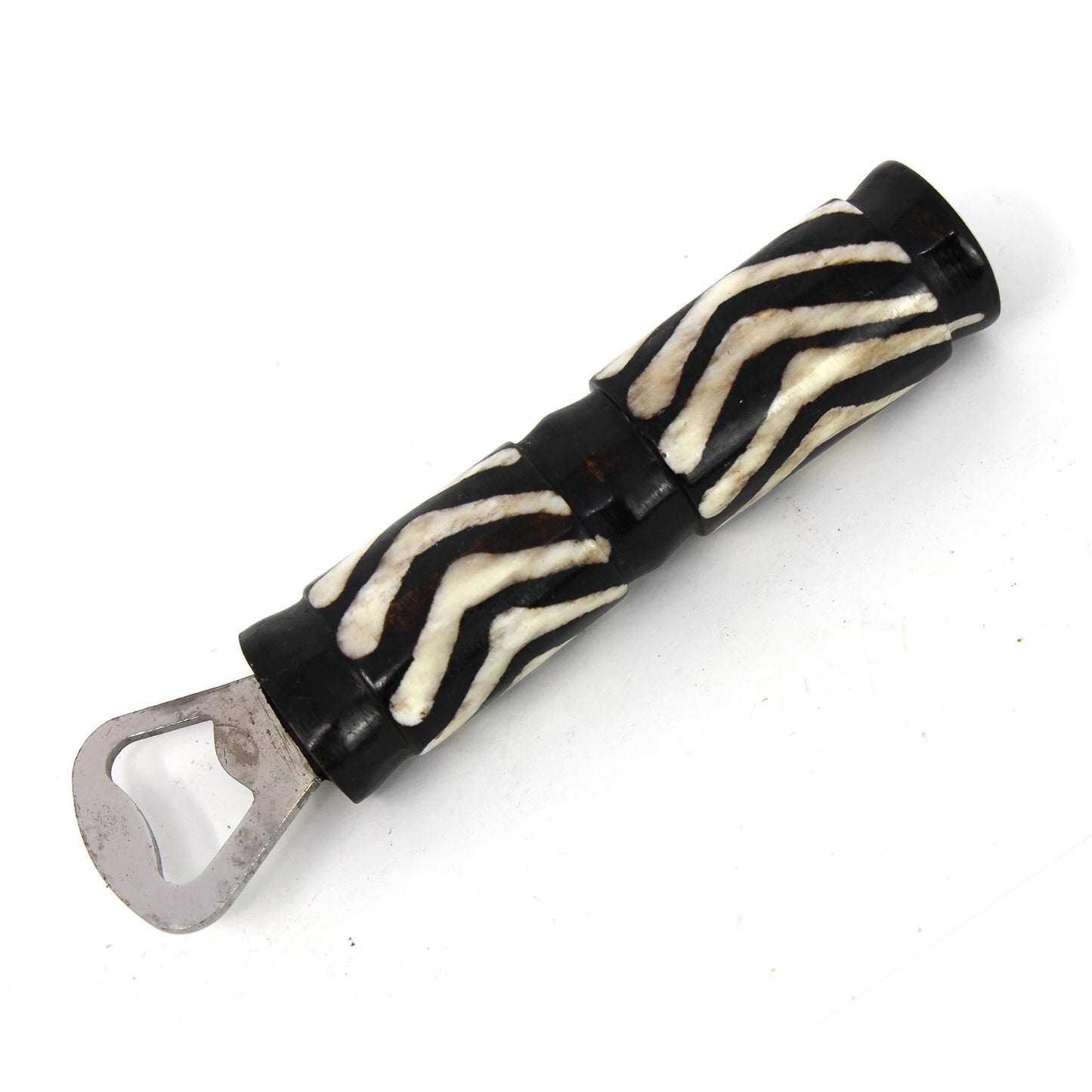 African Batik Bone Bottle Opener, Mixed Designs